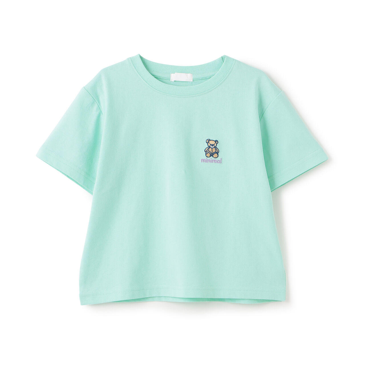 [100% Cotton] Affordable Short Sleeve T-Shirt with Subtle Detail,Yellow green, large image number 0