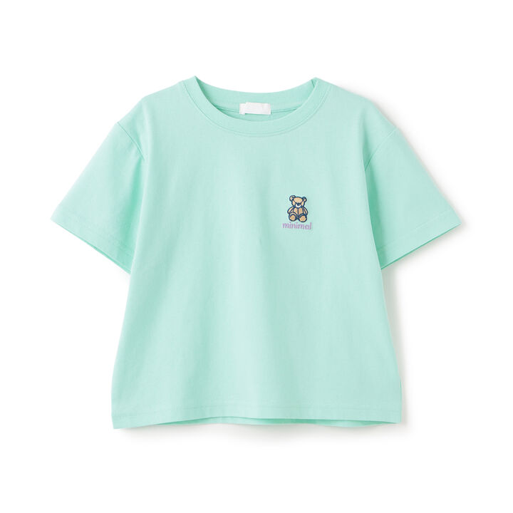 [100% Cotton] Affordable Short Sleeve T-Shirt with Subtle Detail,Yellow green, medium image number 0