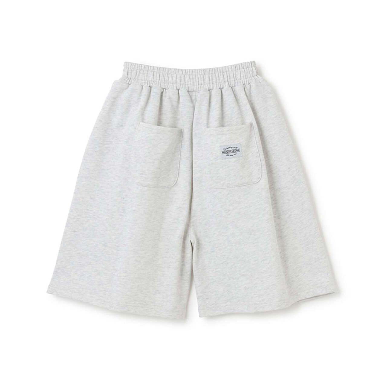 8-Length Wide Sweatpants [MNCM],Black, large image number 5