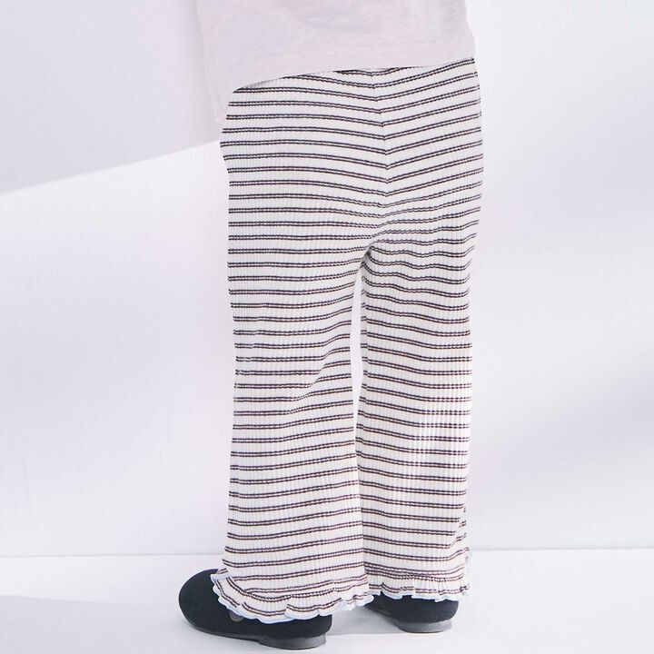 Merrowed Frill Flared Pants,Charcoal gray, medium image number 2