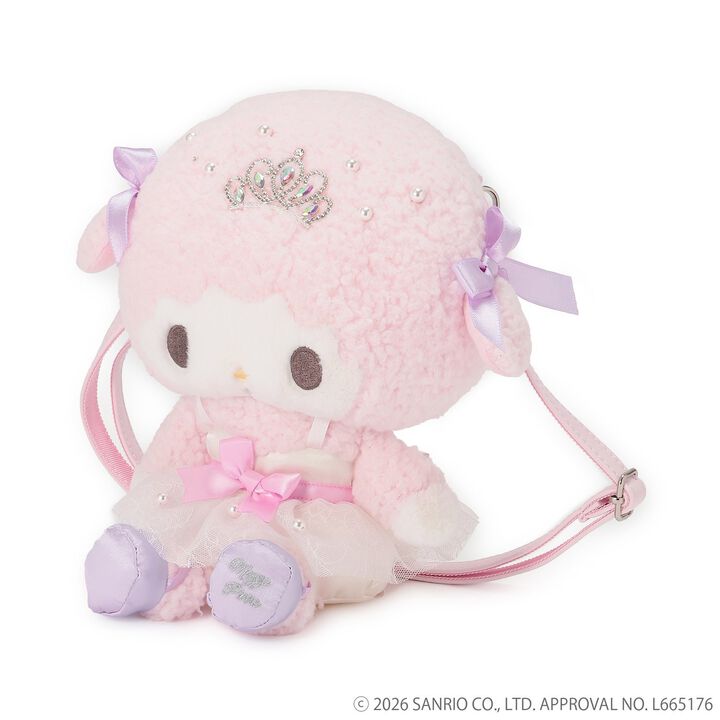 [My Melody/My Sweet Piano] Plush Shoulder Bag,Pink, medium image number 3