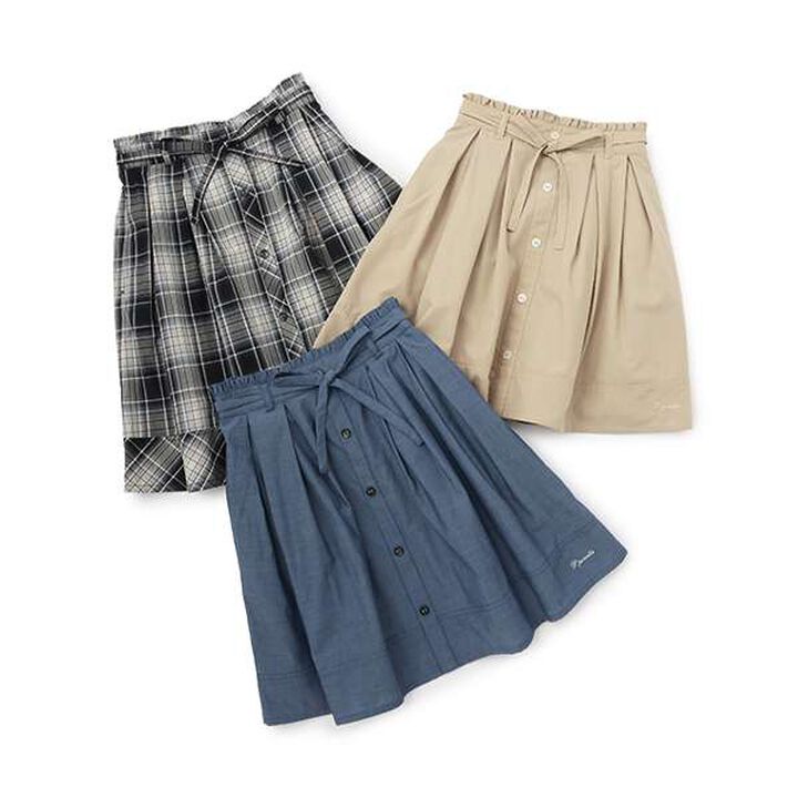 Ribbon Tulle Skirt,Black, medium image number 2