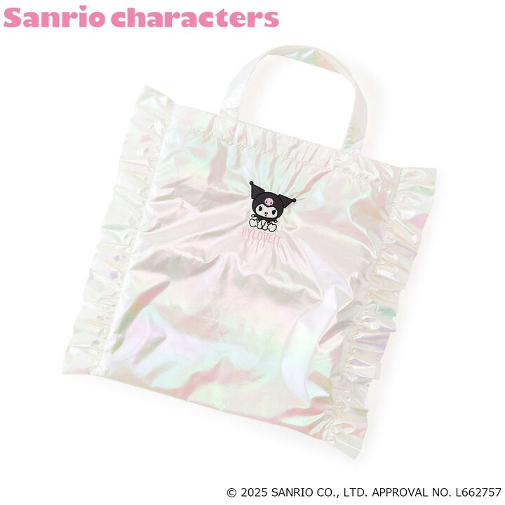 Kuromi Side Frill Bag,Pink, medium image number 6