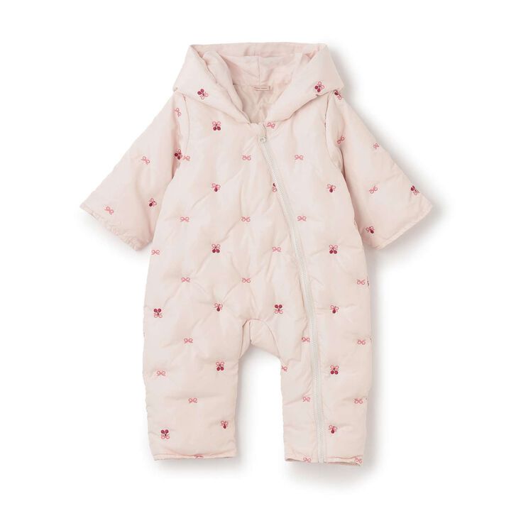 [GIRLS] Motif Quilted Jumpsuit,Light pink, medium image number 0