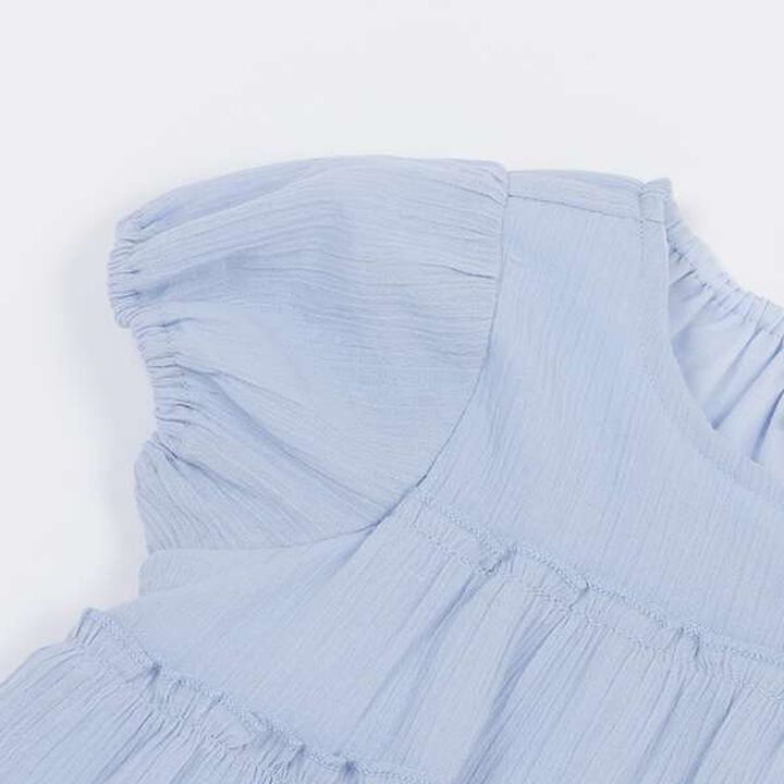 Smile Series Crinkled Tunic (Kids),Light gray, medium image number 13