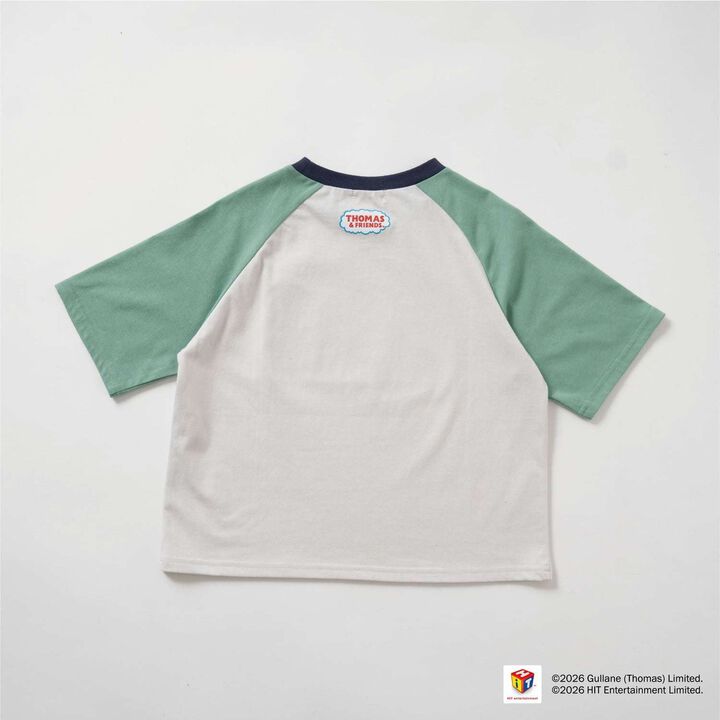 [Thomas the Tank Engine] Raglan Short Sleeve T-Shirt,Red, medium image number 4