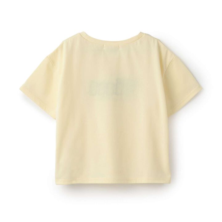[Cool Touch] Side Drawstring Appliqu&eacute; Short-Sleeve T-Shirt,Off white, medium image number 10