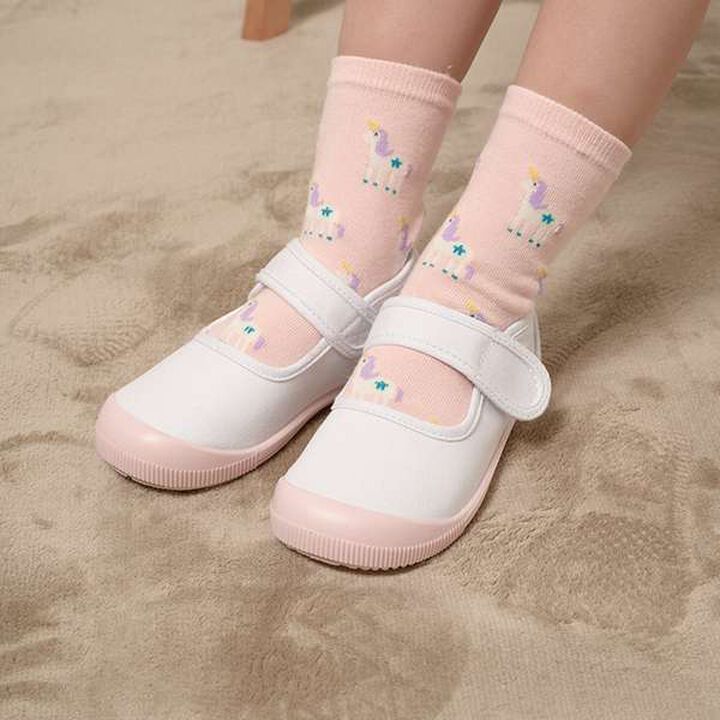 Easy-to-Wear Indoor Shoes [Paka-Open Design],Light pink, medium image number 6