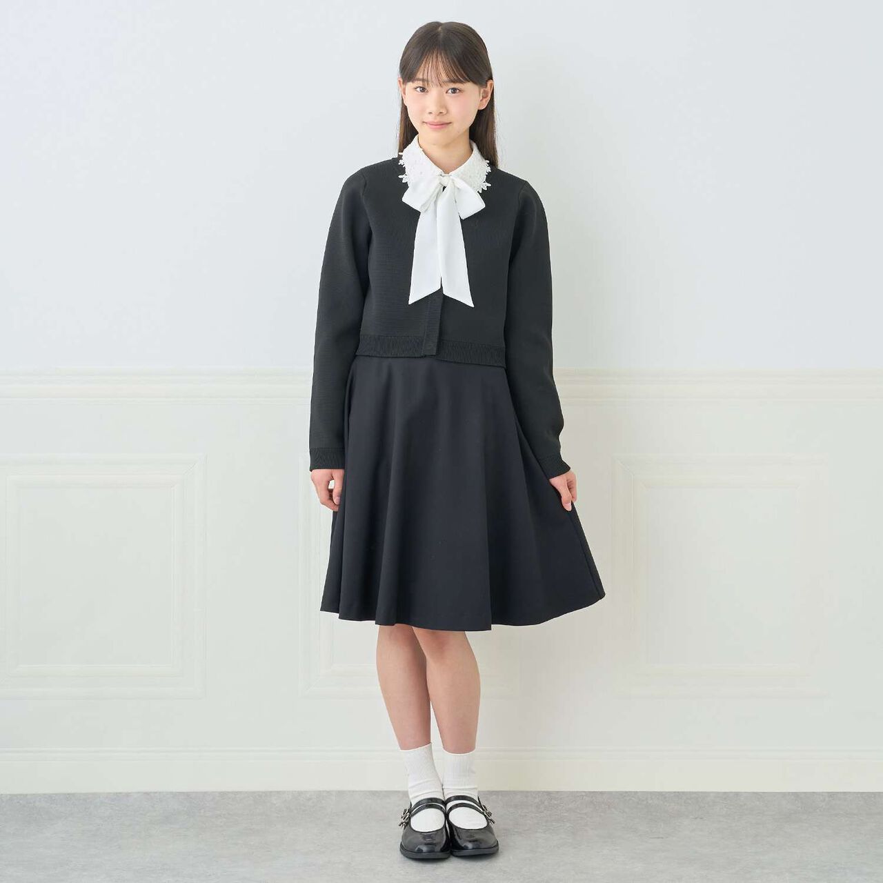 Double Strap Shoes,Black, large image number 5