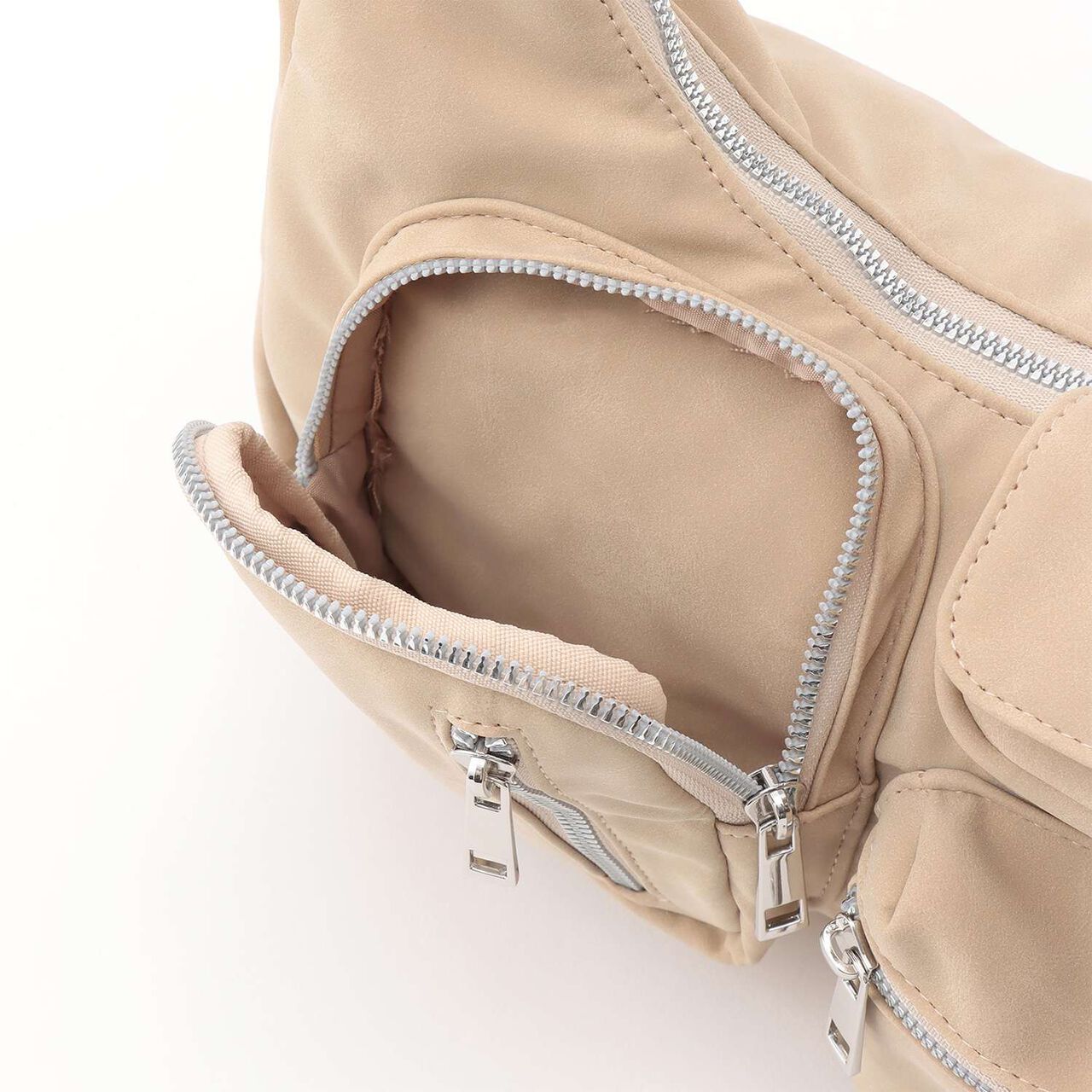 Pocket Moon Shoulder,Beige, large image number 8