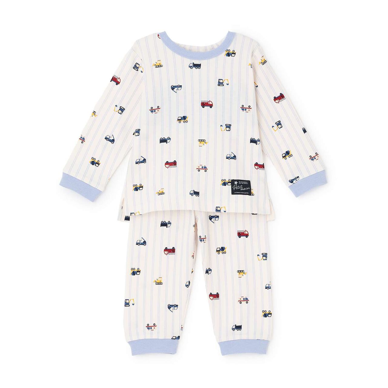 Boys Long-Sleeve Pajamas,Ivory, large image number 4