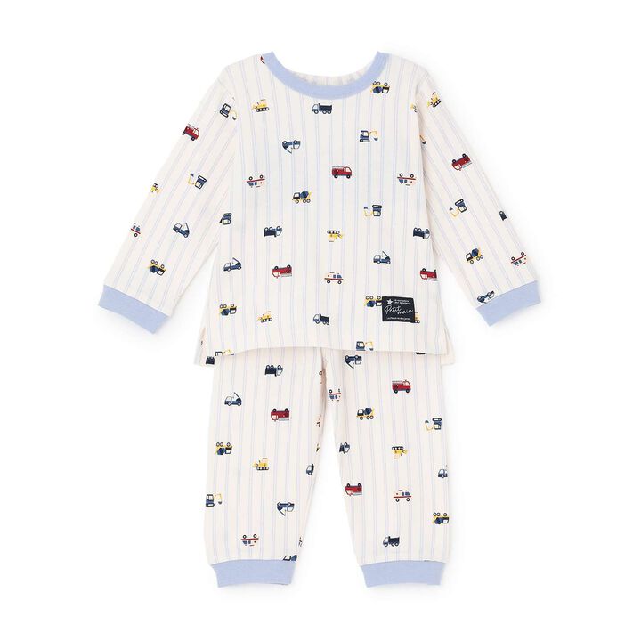 Boys Long-Sleeve Pajamas,Ivory, medium image number 4
