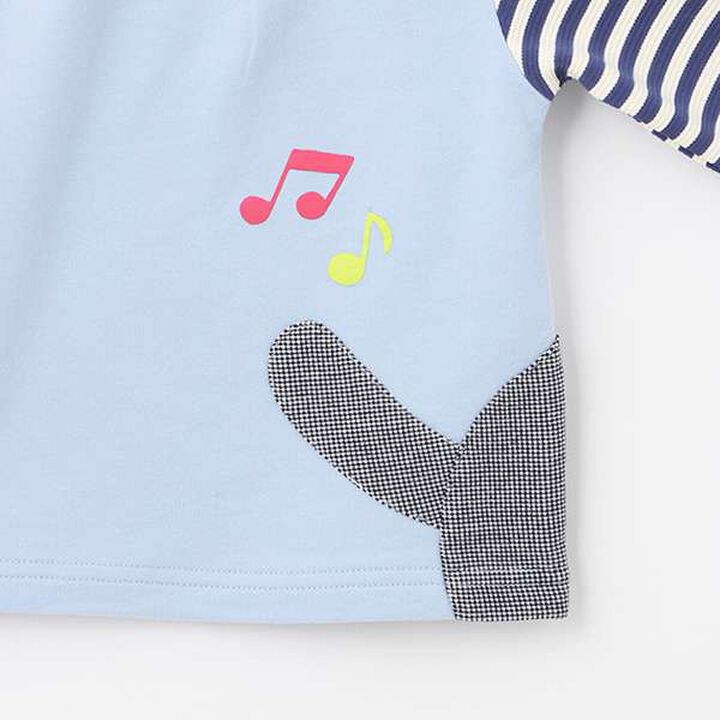 Cat Guitar Sweatshirt,Blue, medium image number 6