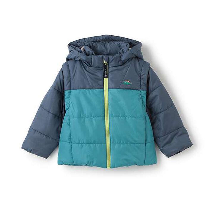 Dinosaur 3-Way Puffer Jacket,Orange, medium image number 16