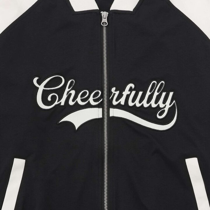 [High-Spec Outerwear] Varsity Jacket,Black, medium image number 16