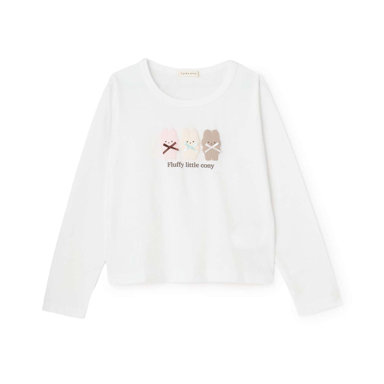 [Muteki T] Cotton 100% Stain-Resistant UV Quick-Dry Puffed Print Ribbon T-Shirt for Girls Kids,Blue gray, large image number 9