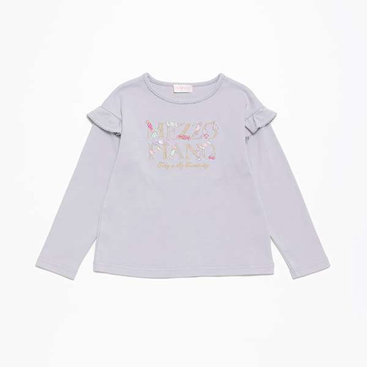 Heart Cutout Long Sleeve T-Shirt,Lavender, large image number 0