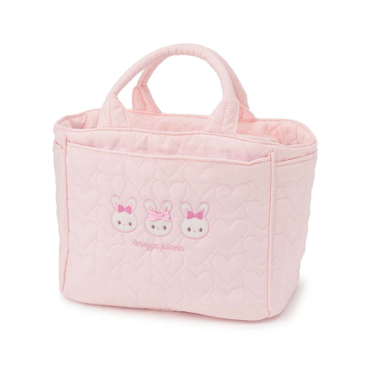 [Mezzo Piano Mama] Rabbit Appliqu&eacute; 2 Way Tote Bag,Light pink, large image number 11