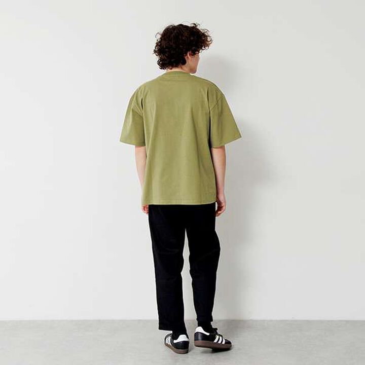 Big Short Sleeve T-Shirt with Reflective Print on Front,White, medium image number 3