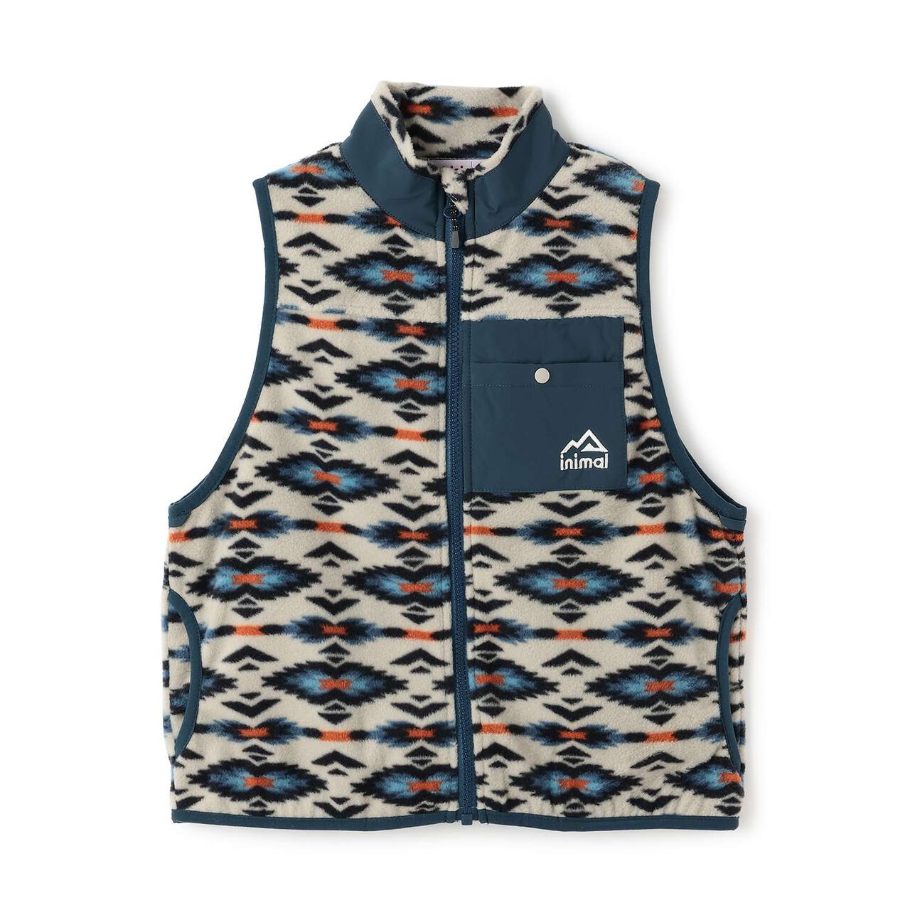 Fleece Vest,Off white, large image number 12