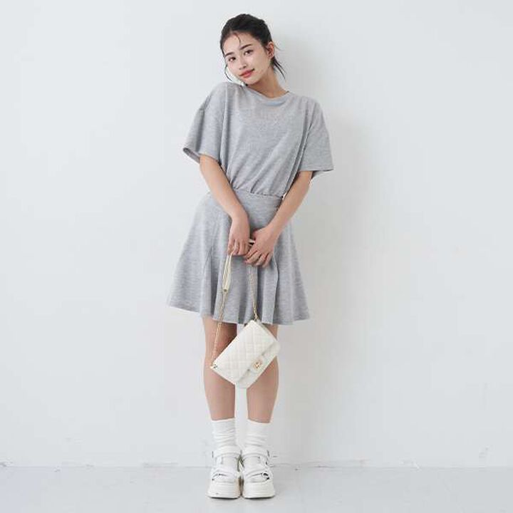 Flared Skirt Set,Black, medium image number 19