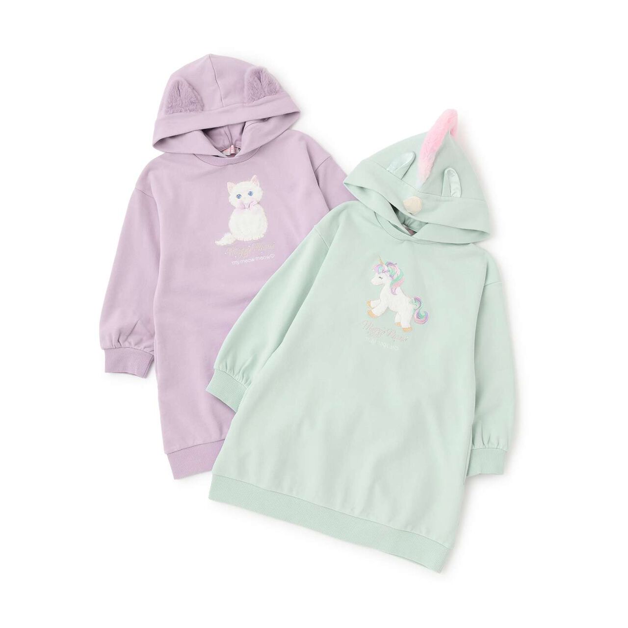 [Restock] Animal Motif Parka One-Piece Dress,Lavender, large image number 11