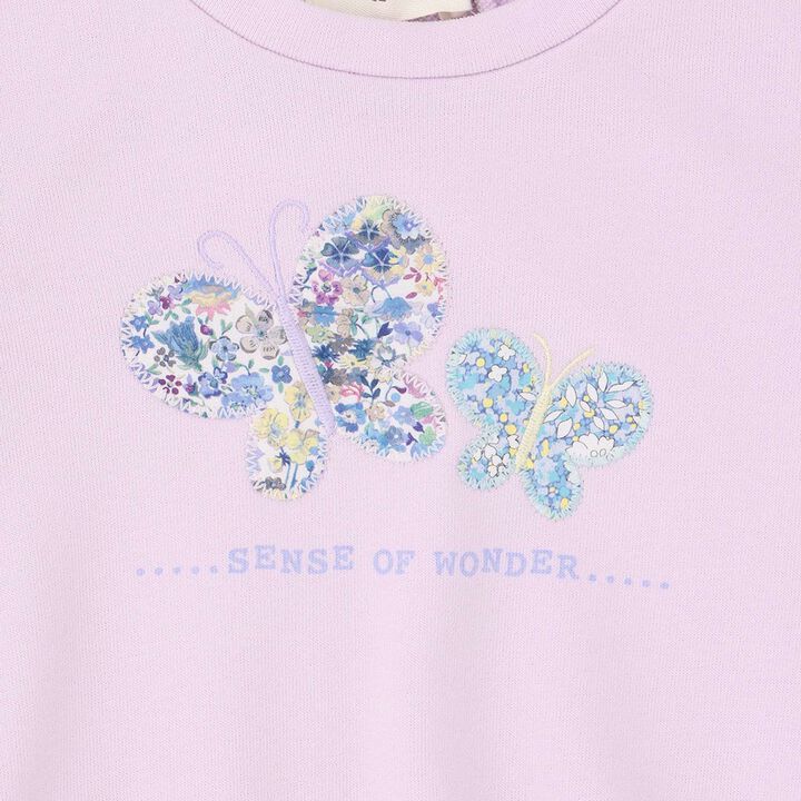 Liberty貼布刺繡蝴蝶衛衣,薰衣草紫, medium image number 3