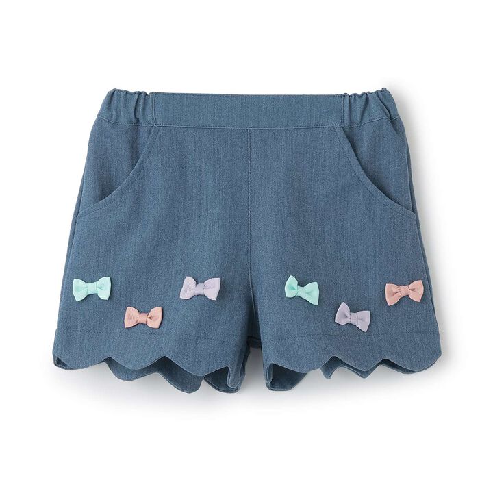 Scallop Trim Shorts,Pink, medium image number 7