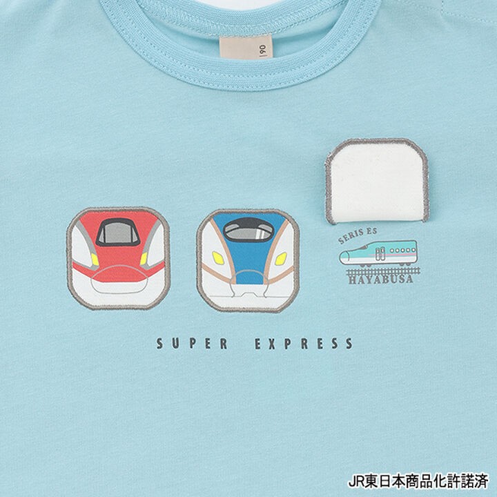 [Shinkansen] Assorted Patch Short Sleeve T-Shirt,Mocha tea, medium image number 14