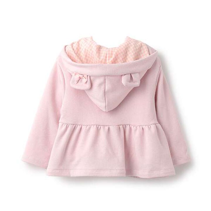 Lame Fleece 3 WAY Bomber Jacket,Light gray, medium image number 1