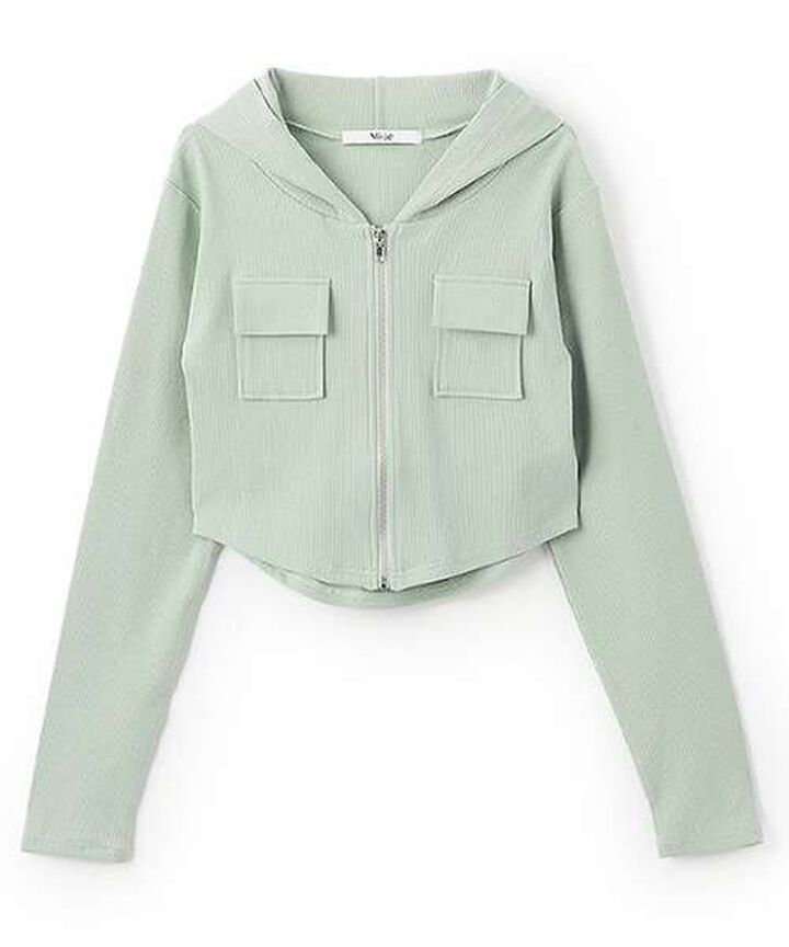 Color Block Compact Parka,Mint, medium image number 8