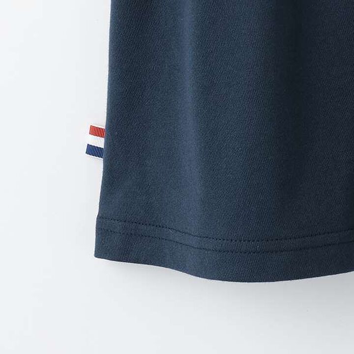 [Made in Japan] Stripe Pattern Long-Sleeve One-Piece Dress,Pink, medium image number 5