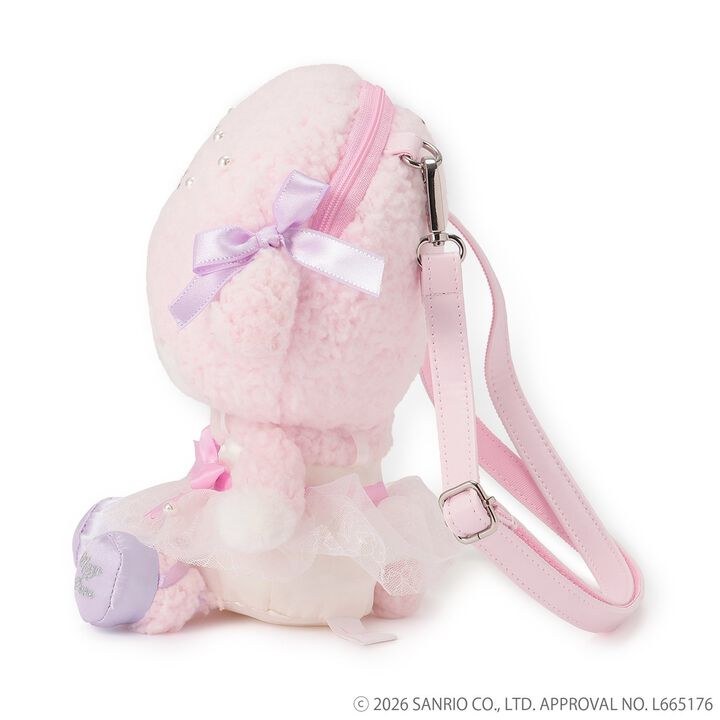 [My Melody/My Sweet Piano] Plush Shoulder Bag,Pink, medium image number 5