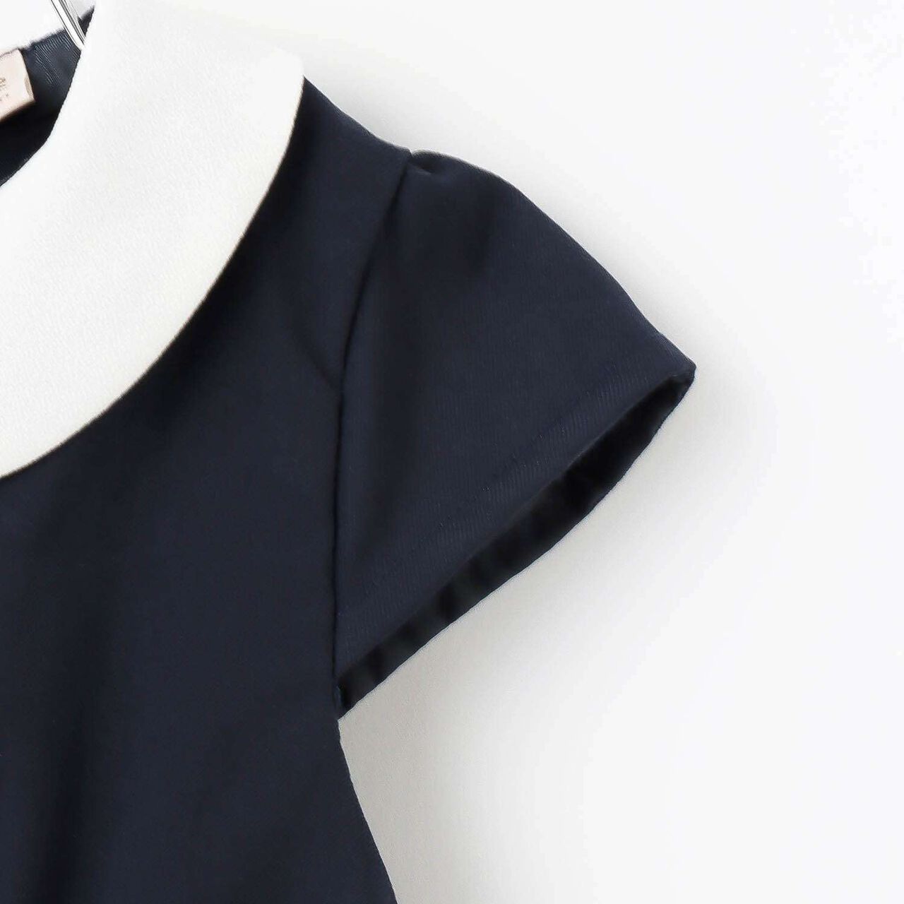 Collared Tuck One-Piece Dress,Multi color, large image number 10