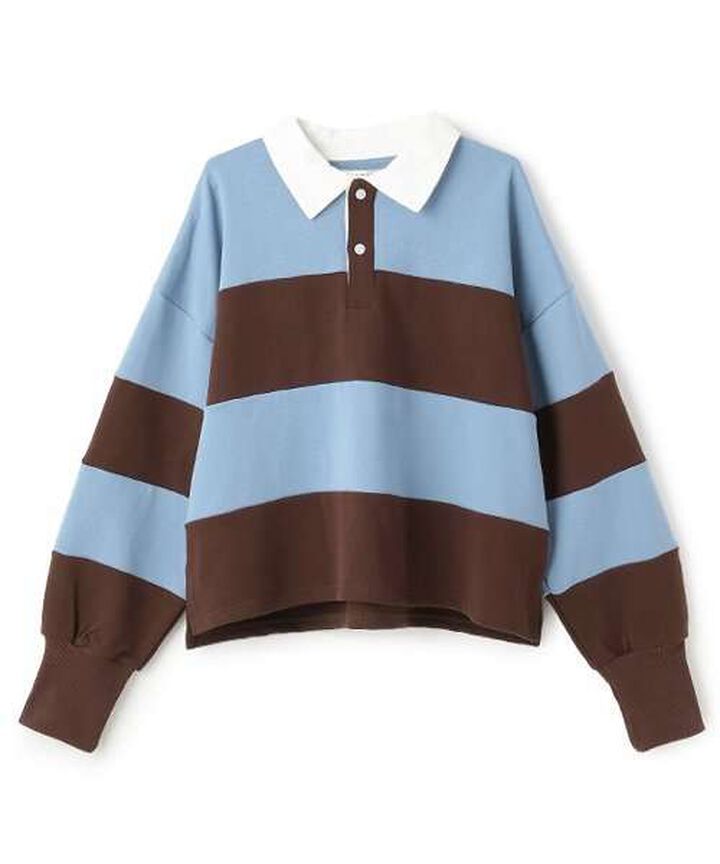 Sweatshirt Polo Shirt,Navy, medium image number 13