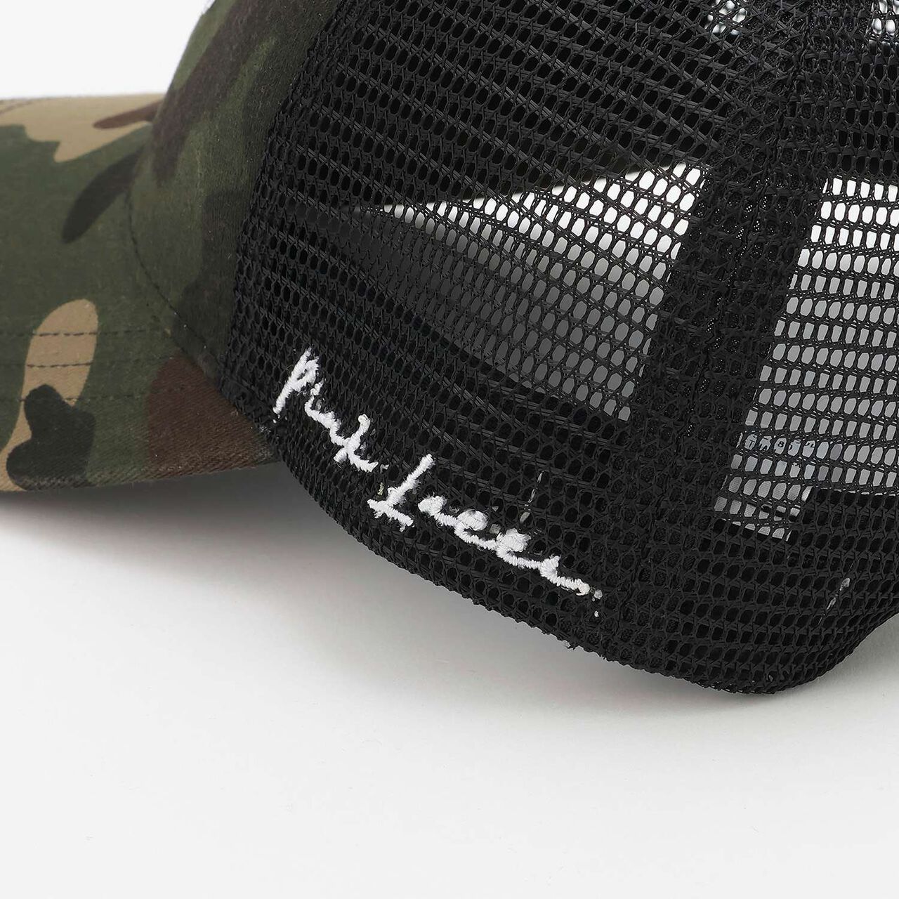 Girly College Logo Mesh Cap,Khaki, large image number 3