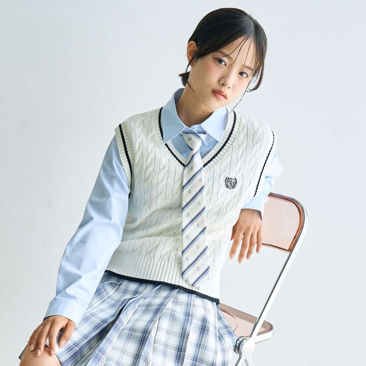 [Graduation Attire & Ceremony] Washable School Knit Vest,, medium