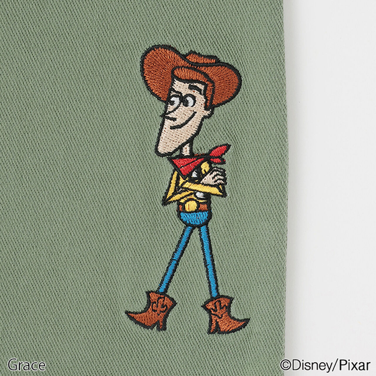 Toy Story Long-Length Straight Pants,Khaki, large image number 12