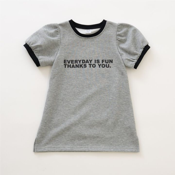 Pique Ringer One-Piece Dress,Top gray, medium image number 11