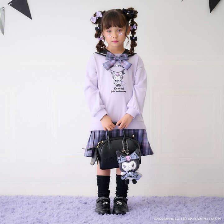 My Melody / Kuromi Hem Pleats 2 Way Sailor One-Piece Dress,Lavender, medium image number 0