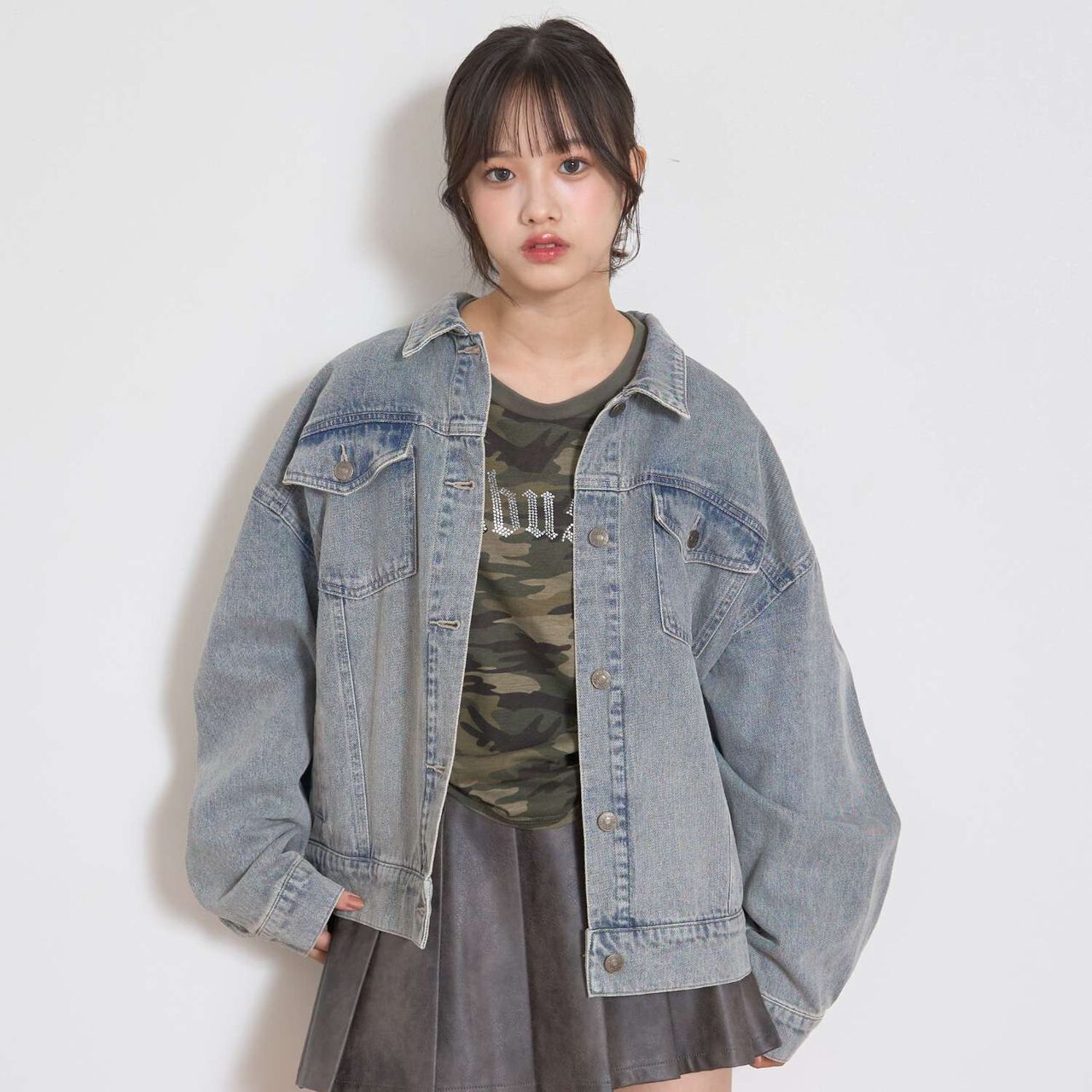 Loose G-Jacket,Gray, large image number 1