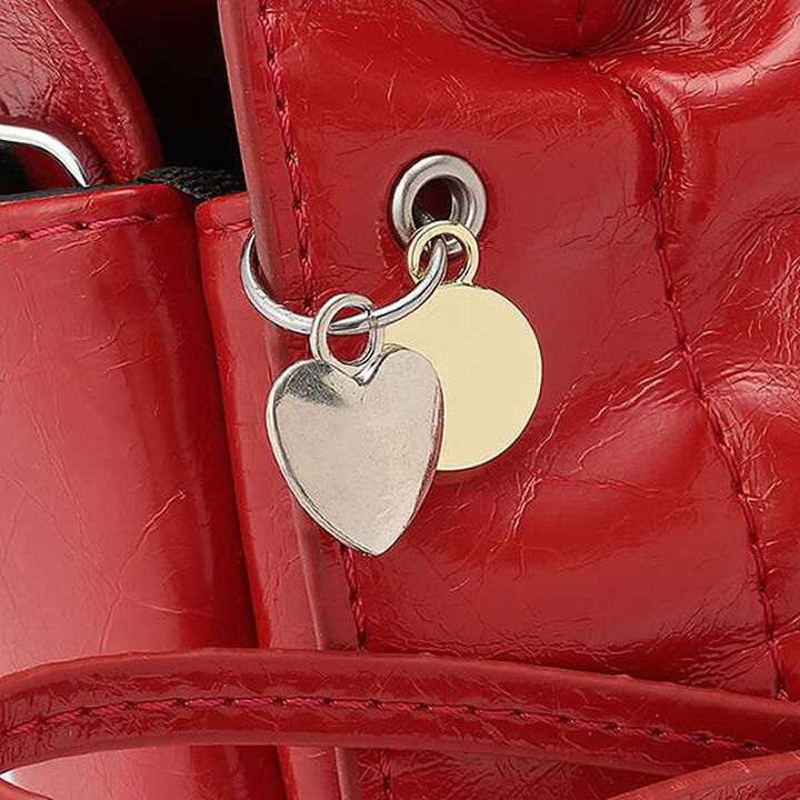 Ribbon Pocket 2 WAY Bag,Red, medium image number 3