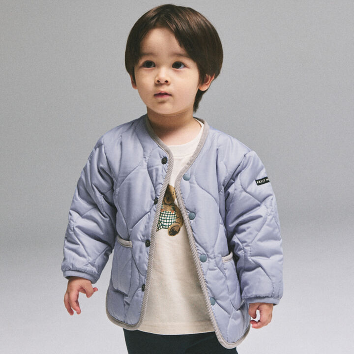 [GOOD PRICE / Water-Repellent Finish / Link] Quilted Jacket,Blue green, medium image number 0