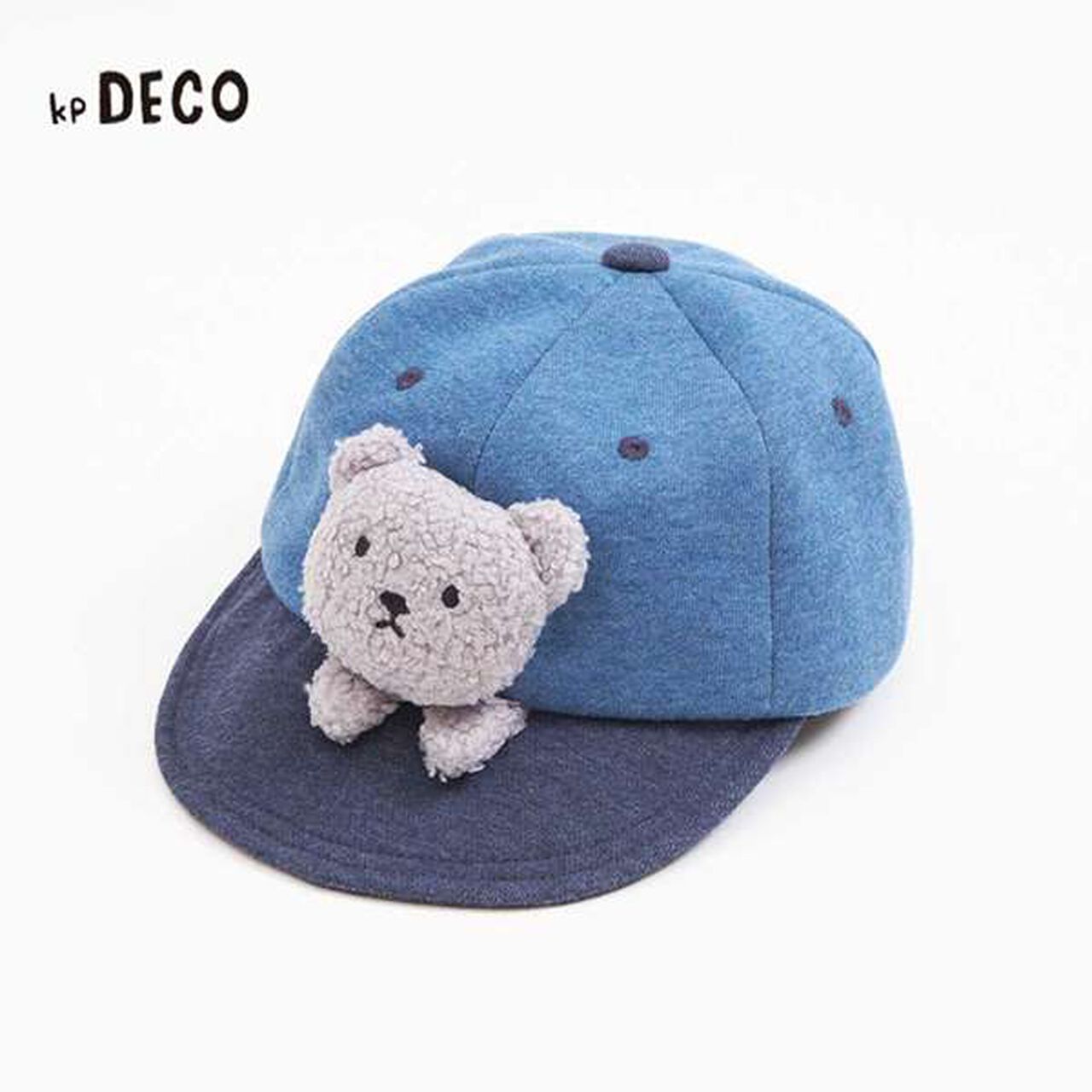 Bear Motif Cap (S-M),Brown, large image number 5