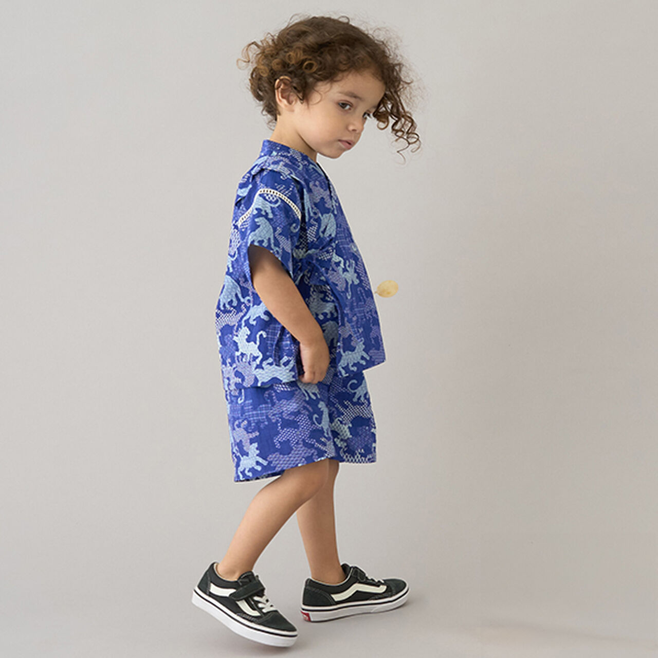 Assorted Boys Jinbei,Charcoal gray, large image number 15