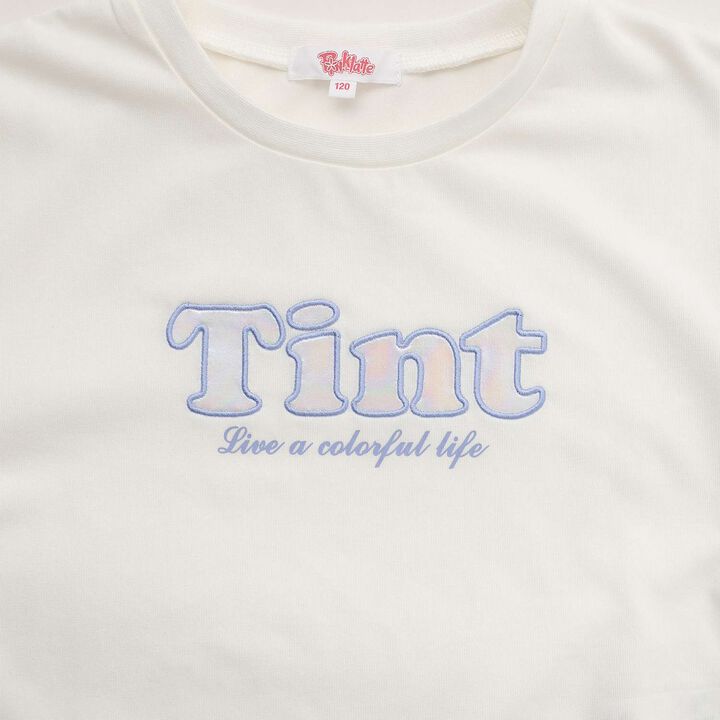 [Cool Touch] Side Drawstring Appliqu&eacute; Short-Sleeve T-Shirt,Off white, medium image number 12