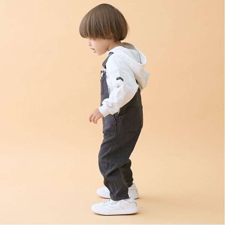 Stretch Denim Overalls,Navy, medium image number 9