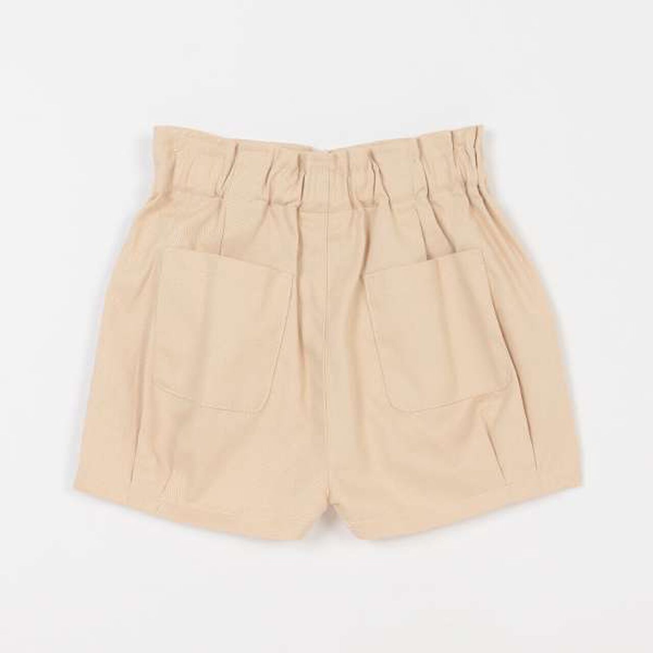 [Link] Tuck Balloon Shorts,Beige, large image number 3