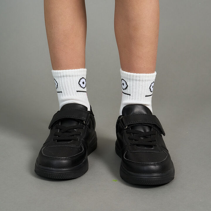 [For Preschool Use] [Ultra Lightweight] Velcro Sneakers,Off white, medium image number 12