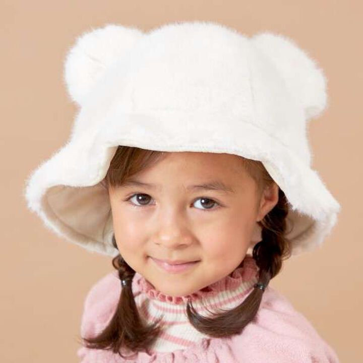 KPDECO Bear Ear Hat (S-M),Off white, medium image number 3